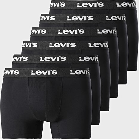 Levi's - Lot De 6 Boxers 701238595 Noir