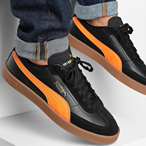 Puma - Baskets Club II Era 397447 Puma Black Orange Glow