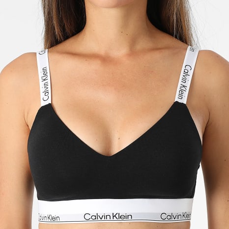 Calvin Klein - Sujetador de mujer QF8504 Negro