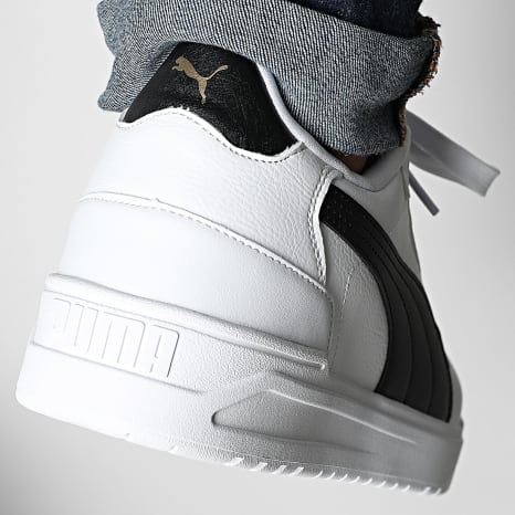 Puma - Baskets Shuffle Downtown 402596 Puma White Puma Black Gold