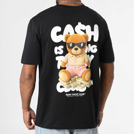 Teddy Yacht Club - Oversize Cash Is King Throne Tee Shirt Black