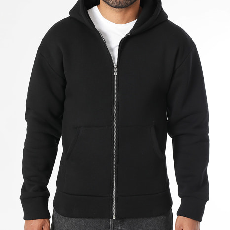 LBO - Sudadera con cremallera y capucha 2232 Negro