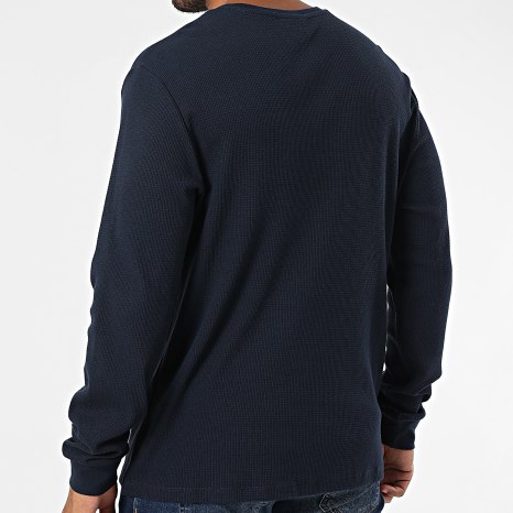 Calvin Klein - Sweat Crewneck Waffle M217 Bleu Marine