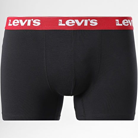 Levi's - Lot De 3 Boxers 701236673 Noir Gris Chiné