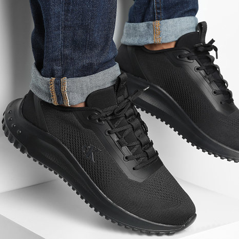 Calvin Klein - Eva Runner Mix 1387 Triple Black sneakers