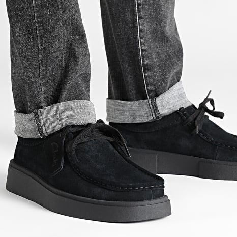 Clarks - Torview Zapatos de ante negro