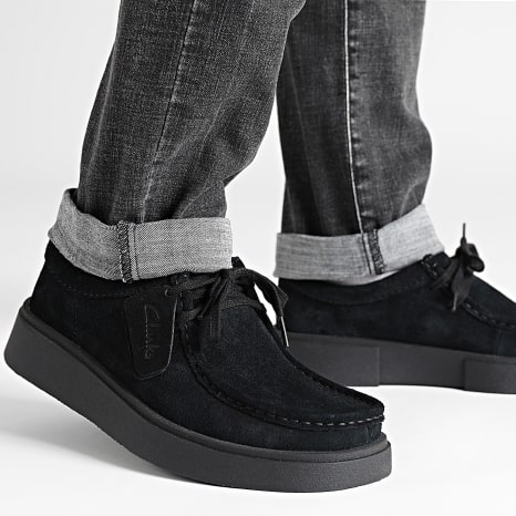 Clarks - Torview Zapatos de ante negro