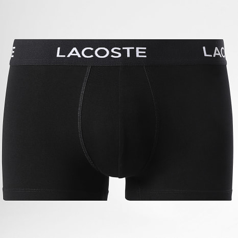 Lacoste - Lot De 7 Boxers Classic Noir Gris Blanc