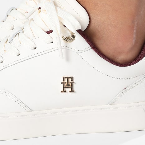 Tommy Hilfiger - Baskets Femme Elevated Court Sneaker 8680 Ancient White
