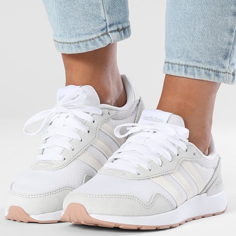 Adidas Performance - Run 60s 4.0 Zapatillas Mujer JR6627 Calzado Blanco Core Blanco Gris Uno