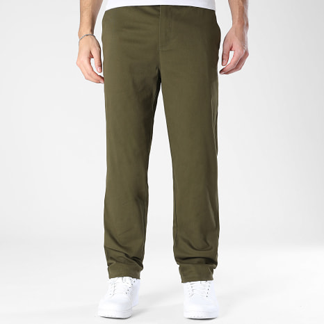 Essentials Project - 2271 Pantalón chino verde caqui