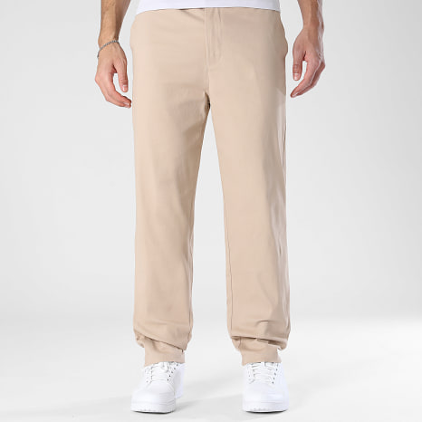 LBO - Lote de 2 pantalones chinos 2278 Caqui Verde Beige