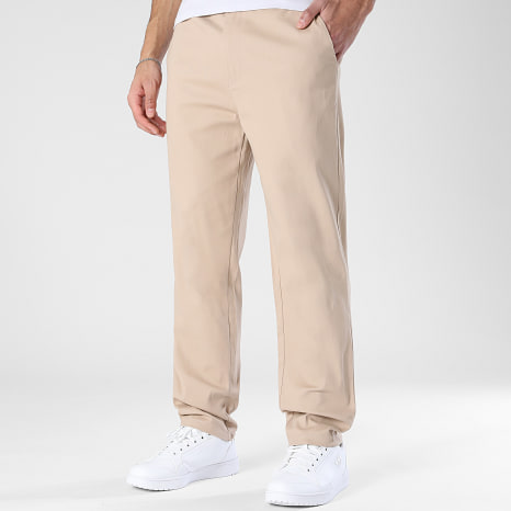 LBO - Lote de 2 pantalones chinos 2278 Caqui Verde Beige