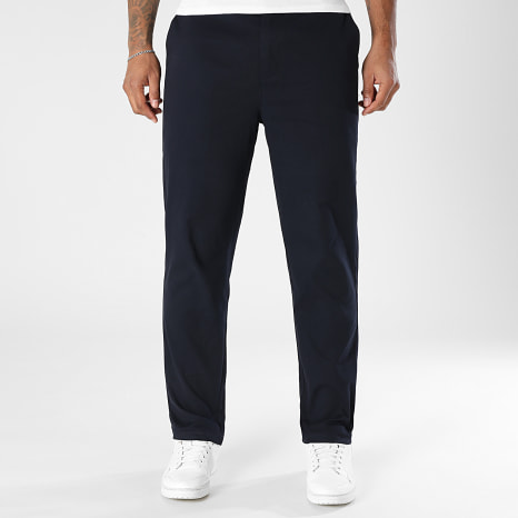 LBO - Lote de 2 2279 Pantalones chinos beige azul marino