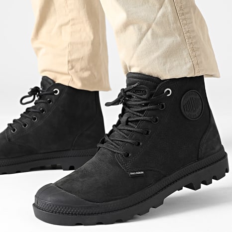 Palladium - Botas Pampa Hi Nubuck 79495 Negro Palladium - Botas Pampa Hi Nubuck 79495 Negro