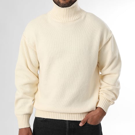 LBO - Premium Soft 2083 Jersey cuello alto Beige claro