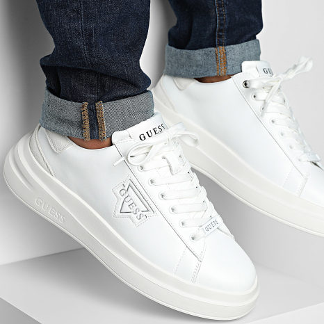 Guess - Baskets FMFBANLEL12 White