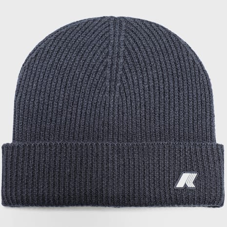 K-Way - Bonnet Brice Cardigan Punto Lana Azul Marino
