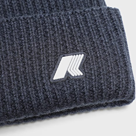 K-Way - Bonnet Brice Cardigan Punto Lana Azul Marino