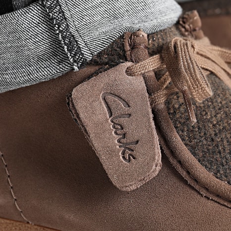 Clarks - Wallabee Evo BT Brown Combi shoes - Ryses