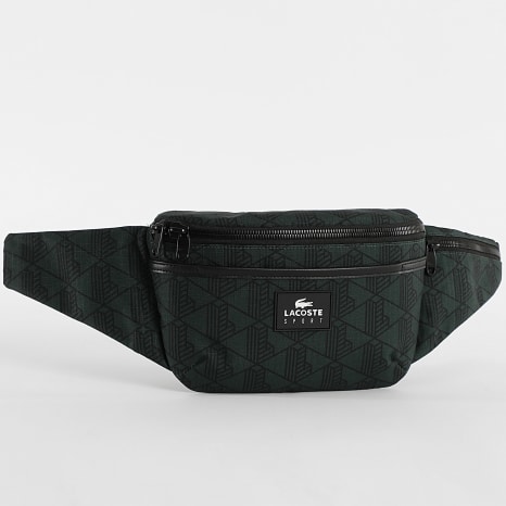 Lacoste - Sac Banane The Blend Vert Foncé