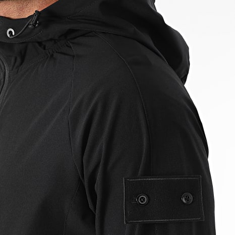 Fins de Séries - Ensemble Veste Capuche Zippée Et Pantalon Cargo 158 Noir