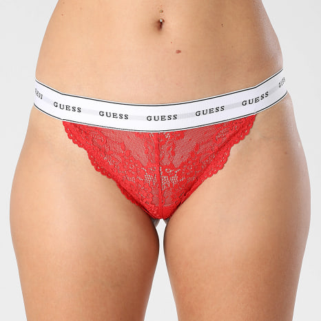 Guess - Dames Kanten Slip O97E01 Rood