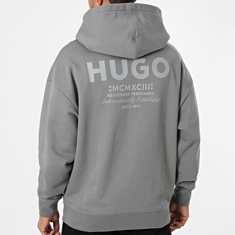 Hugo Azul - Sudadera con capucha Nazardo 50510724 Gris marengo