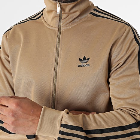 Adidas Originals - Ensemble De Survetement A Bandes Firebird JY1278 Beckenbauer JY1276 Camel