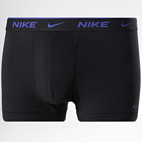 Nike - Lot De 3 Boxers KE1008 Noir Rouge Camel Bleu Marine