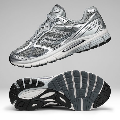Saucony - Baskets Progrid Guide 7 Grey Silver