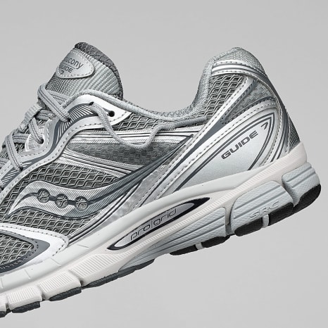 Saucony - Baskets Progrid Guide 7 Grey Silver