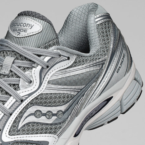 Saucony - Baskets Progrid Guide 7 Grey Silver
