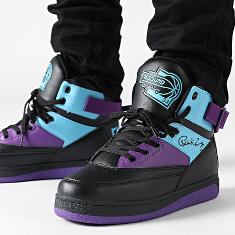 Ewing Athletics - Sneaker Montantes 33 Orion Strap 1RBE003 Nero Turchese Viola
