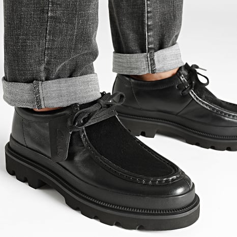 Clarks - Badell Seam Black shoes - Ryses