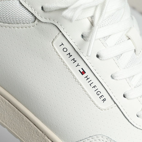 Tommy Hilfiger - Zapatillas Core Leather 5629 Crudo