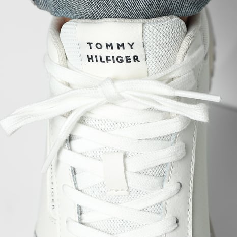Tommy Hilfiger - Zapatillas Core Leather 5629 Crudo