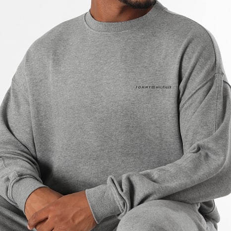 Tommy Hilfiger - Sudadera con cuello redondo 3625 Gris jaspeado