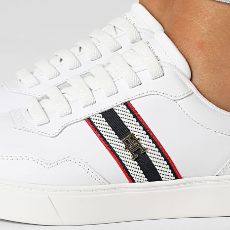 Tommy Hilfiger - Baskets Femme Webbing Cupsole 9001 White