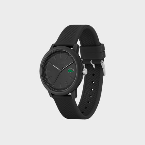 Lacoste - Montre Lacoste 12.12 Logo Crocodile Noir
