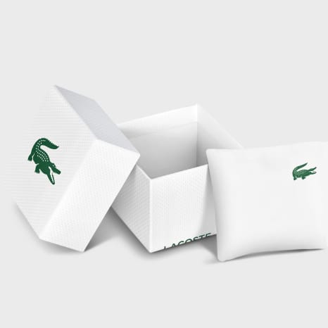 Lacoste - Montre Lacoste 12.12 Logo Crocodile Noir