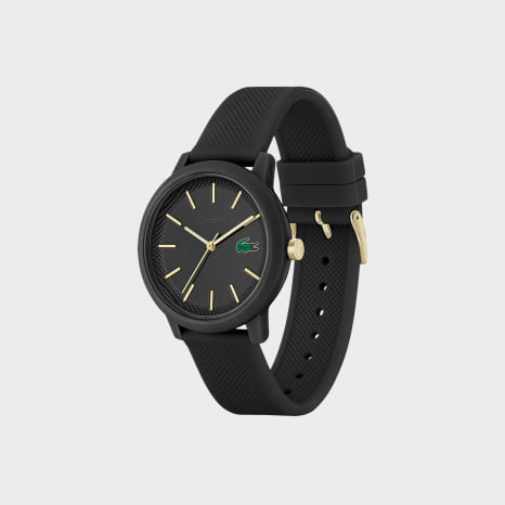 Lacoste - Montre Logo Crocodile 12.12 Noir