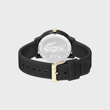 Lacoste - Montre Logo Crocodile 12.12 Noir