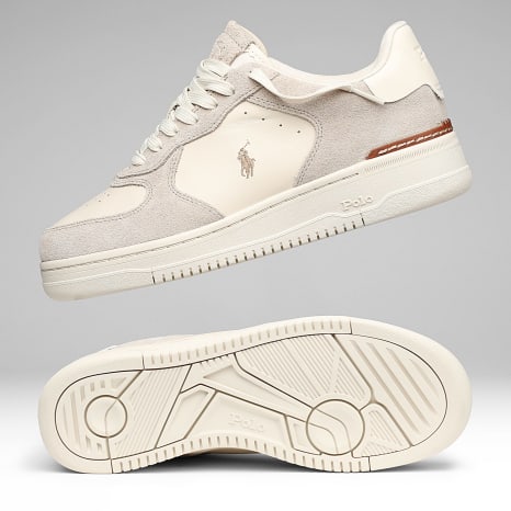 Polo Ralph Lauren - Baskets Masters Court Milkshake