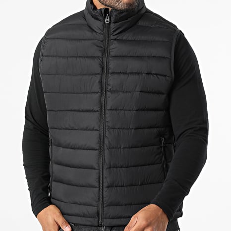 JJ Rebel - Chaqueta sin mangas Gazing Negra