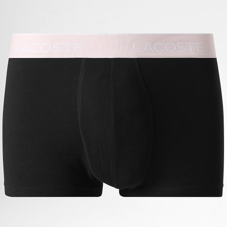 Lacoste - Lot De 3 Boxers Classic Noir