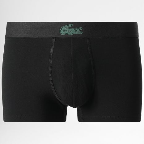 Lacoste - Lot De 3 Boxers Classic Noir