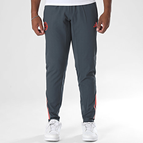 Adidas Sportswear - Pantalon Jogging FC Bayern Munich JZ3487 Gris Anthracite Rouge