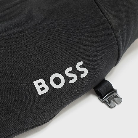 BOSS - Guantes de running 50548925 Reflectantes Negro