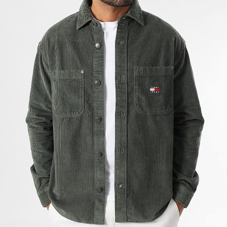 Tommy Jeans - Surchemise Côtelée Washed Cord 2016 Vert
